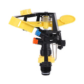 Doppelauslass-Schlag-Wippregnerdüse, 360-Grad-Rotationsstrahl, landwirtschaftliche Gartenbewässerungssprinkler, 1/2-Zoll-Außengewinde